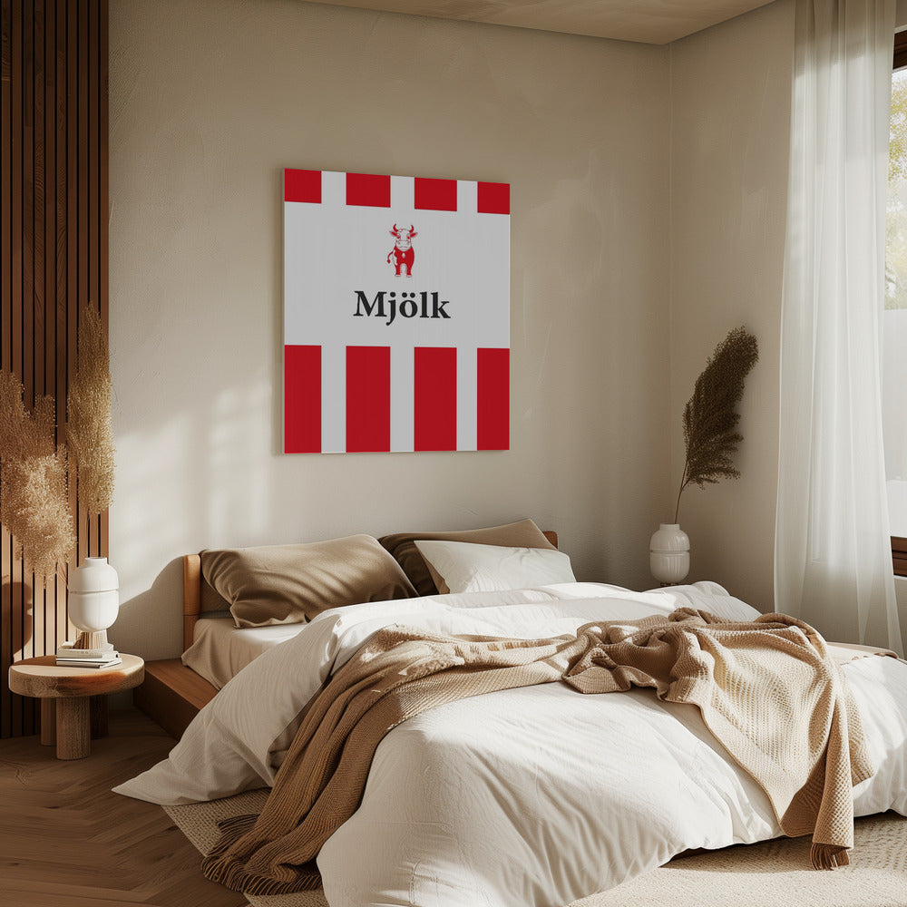Mjölk Röd | Leinwand
