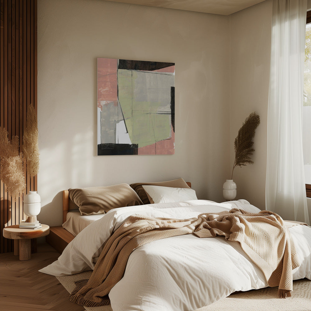 Abstrakte neutrale Architektur 1 | Leinwand