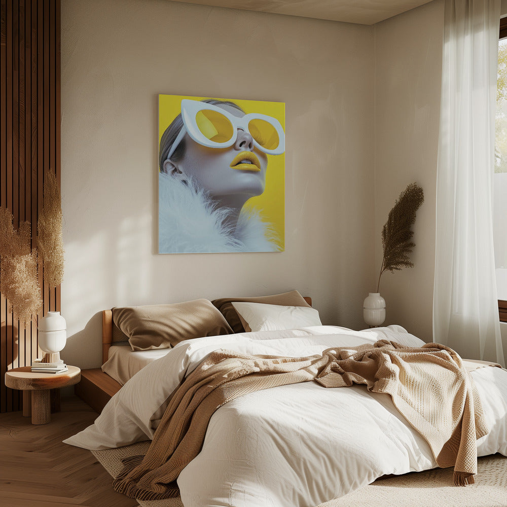 The Yellow Model | Canvas