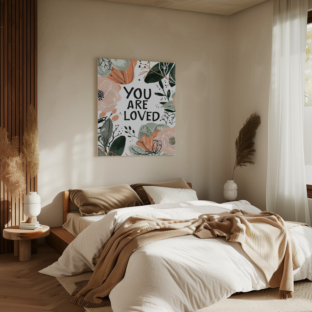 Florale Affirmation | Leinwand