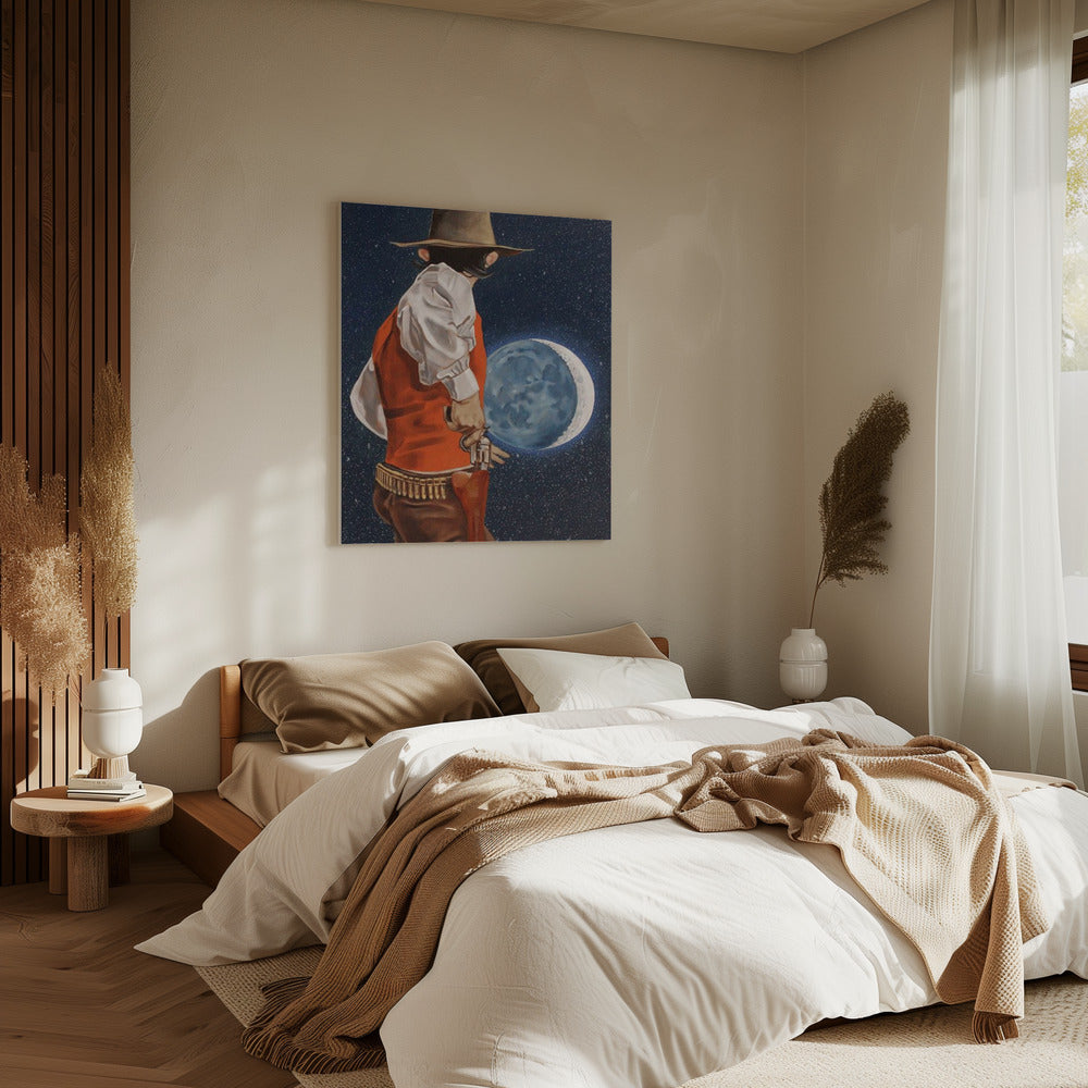 Schieße auf den Mond | Leinwand