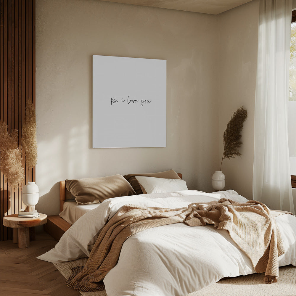Ps. Ich liebe dich | Leinwand