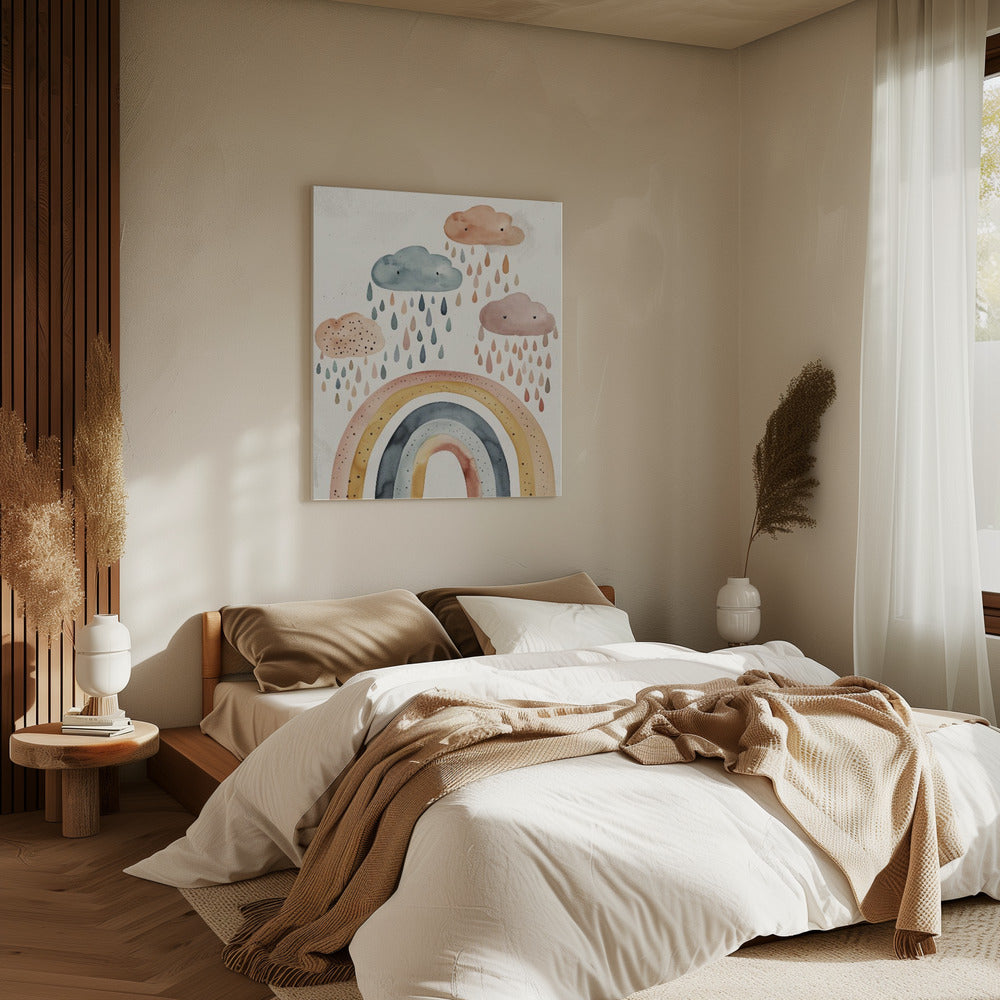 Verspielte Regenbögen | Leinwand