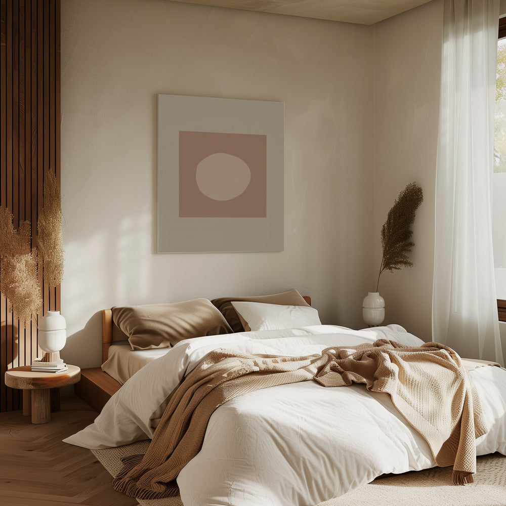 Kreis Mokka | Leinwand