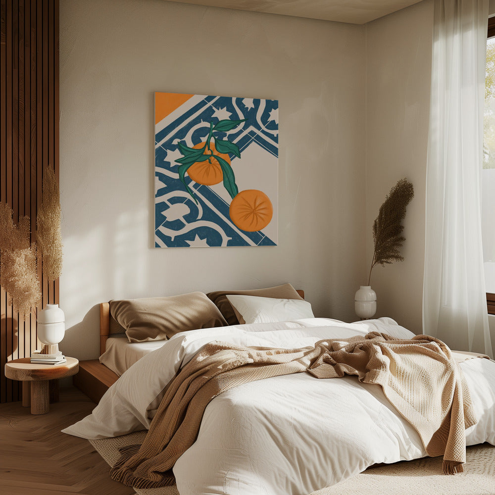 SOMMERMANDARINEN | Leinwand