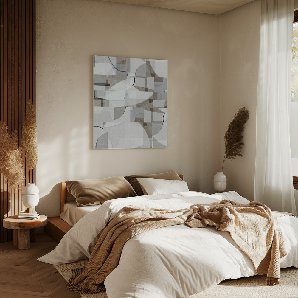 Neutrale Kurven 8 | Leinwand