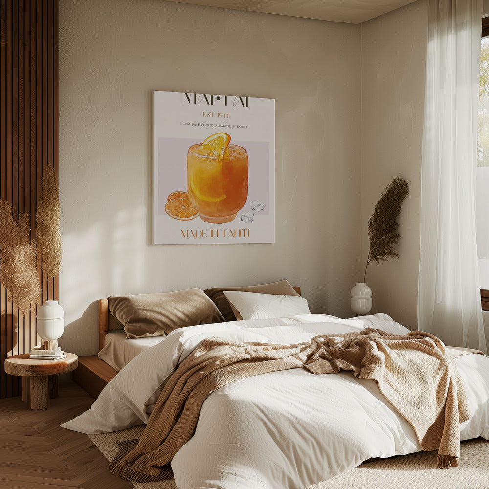 Orange Bliss Getränk | Leinwand