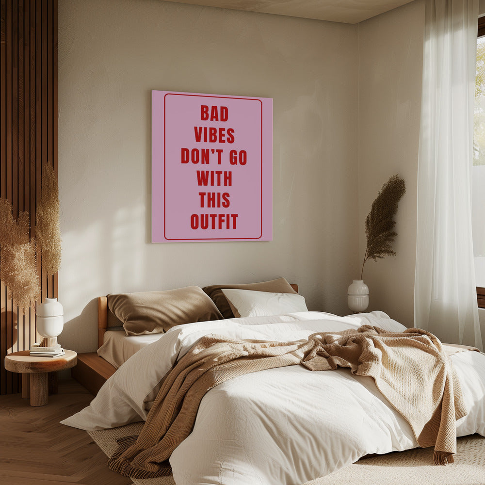 Positive Vibe Garderobe | Leinwand