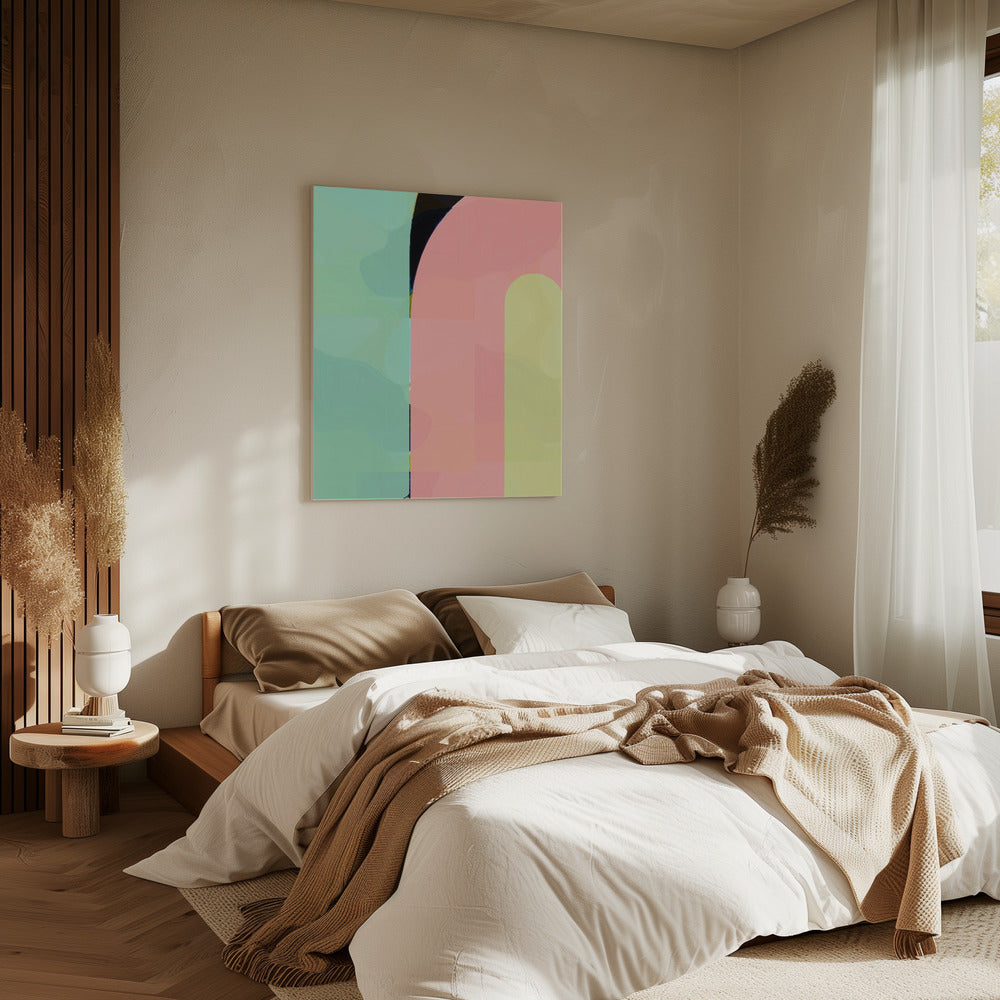 Pastellkurven | Leinwand