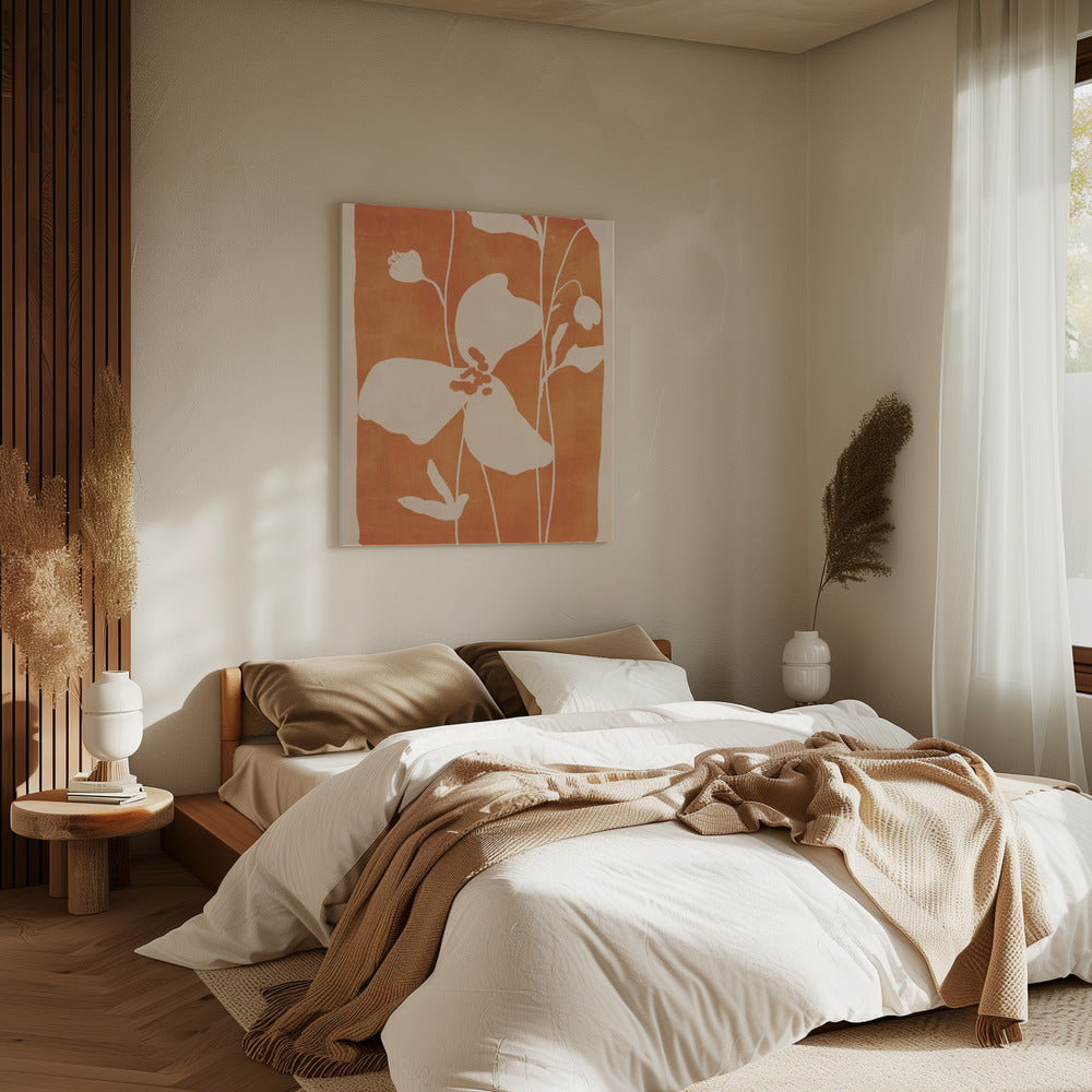 Abstrakte Minimale Blumen | Leinwand