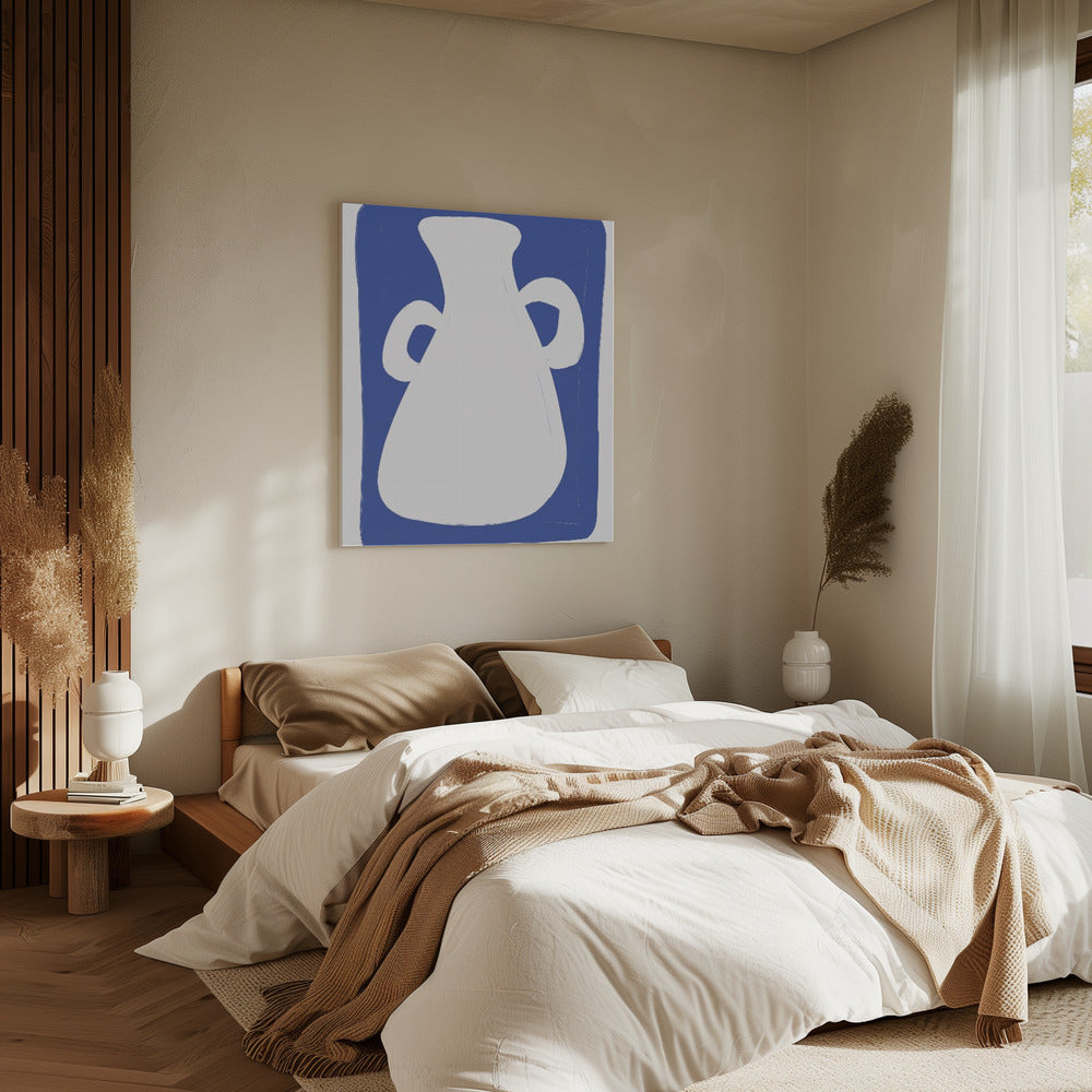 Vase mit zwei Henkeln | Leinwand