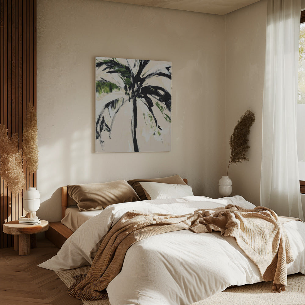 Abstrakte Palme | Leinwand