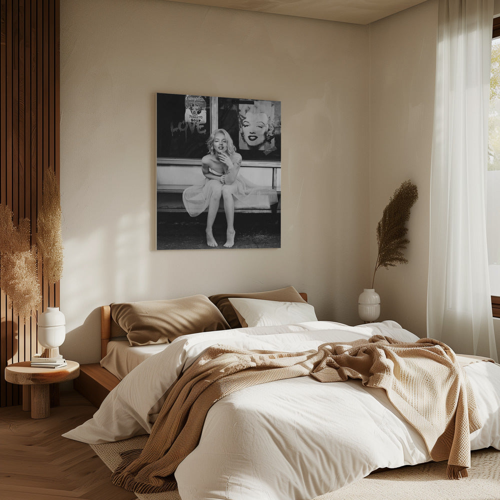 New Marilyn BW | Canvas