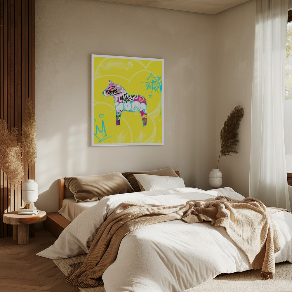 Pferd im Graffiti-Stil | Leinwand