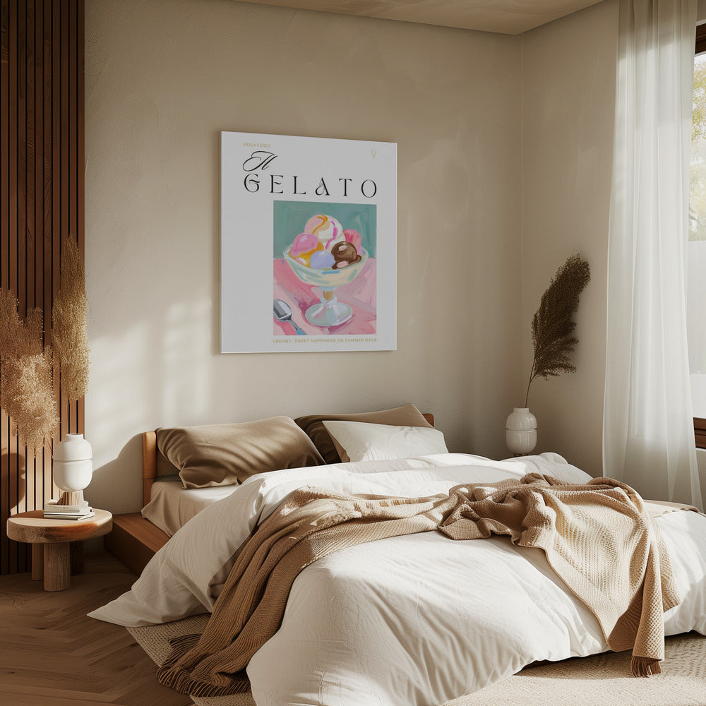 Gelato Eiscreme-Genuss | Leinwand