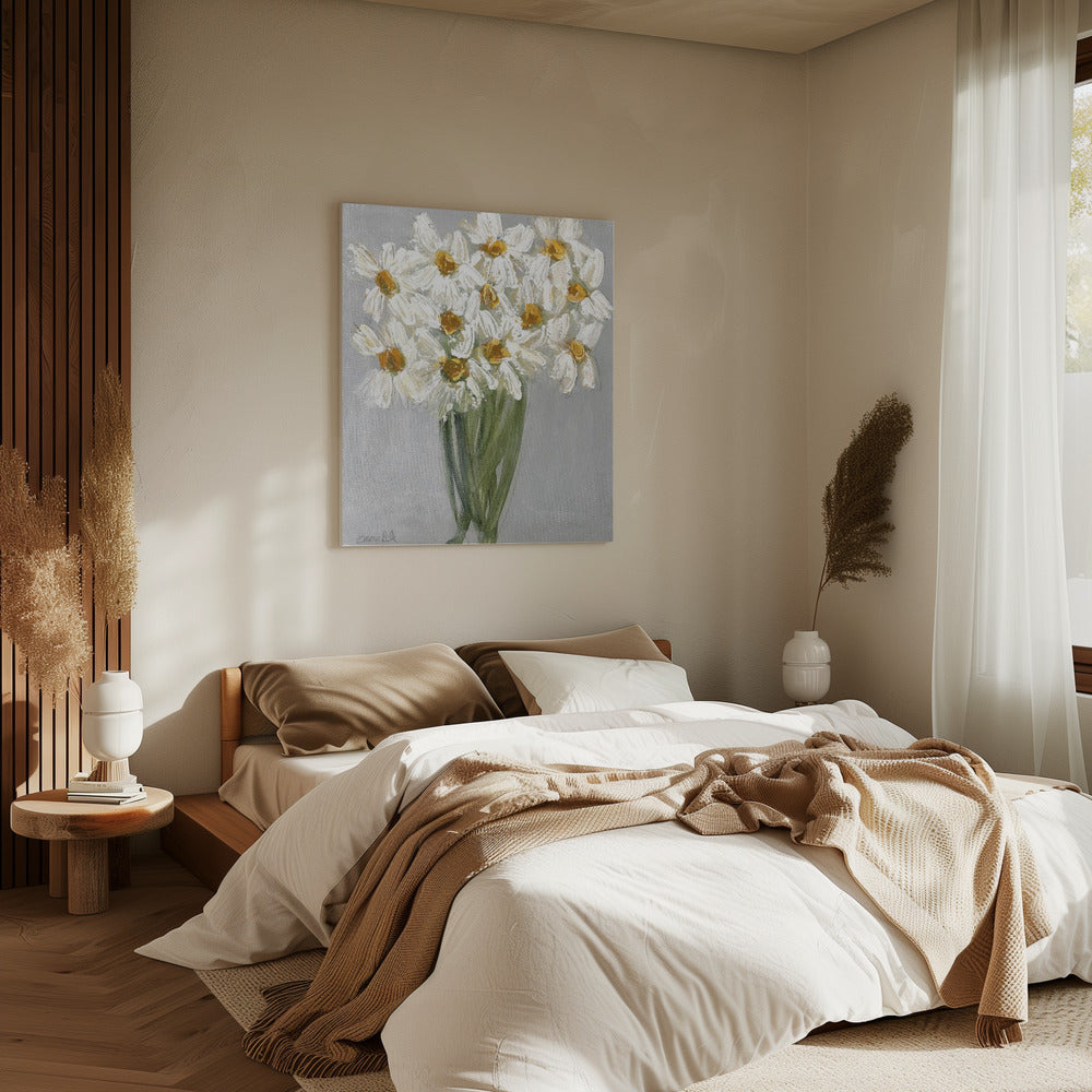 Delicate Bouquet of Daisies | Canvas
