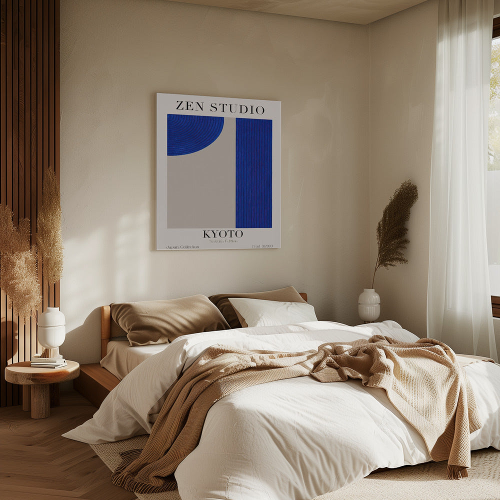 Kyoto Blaue Harmonie | Leinwand