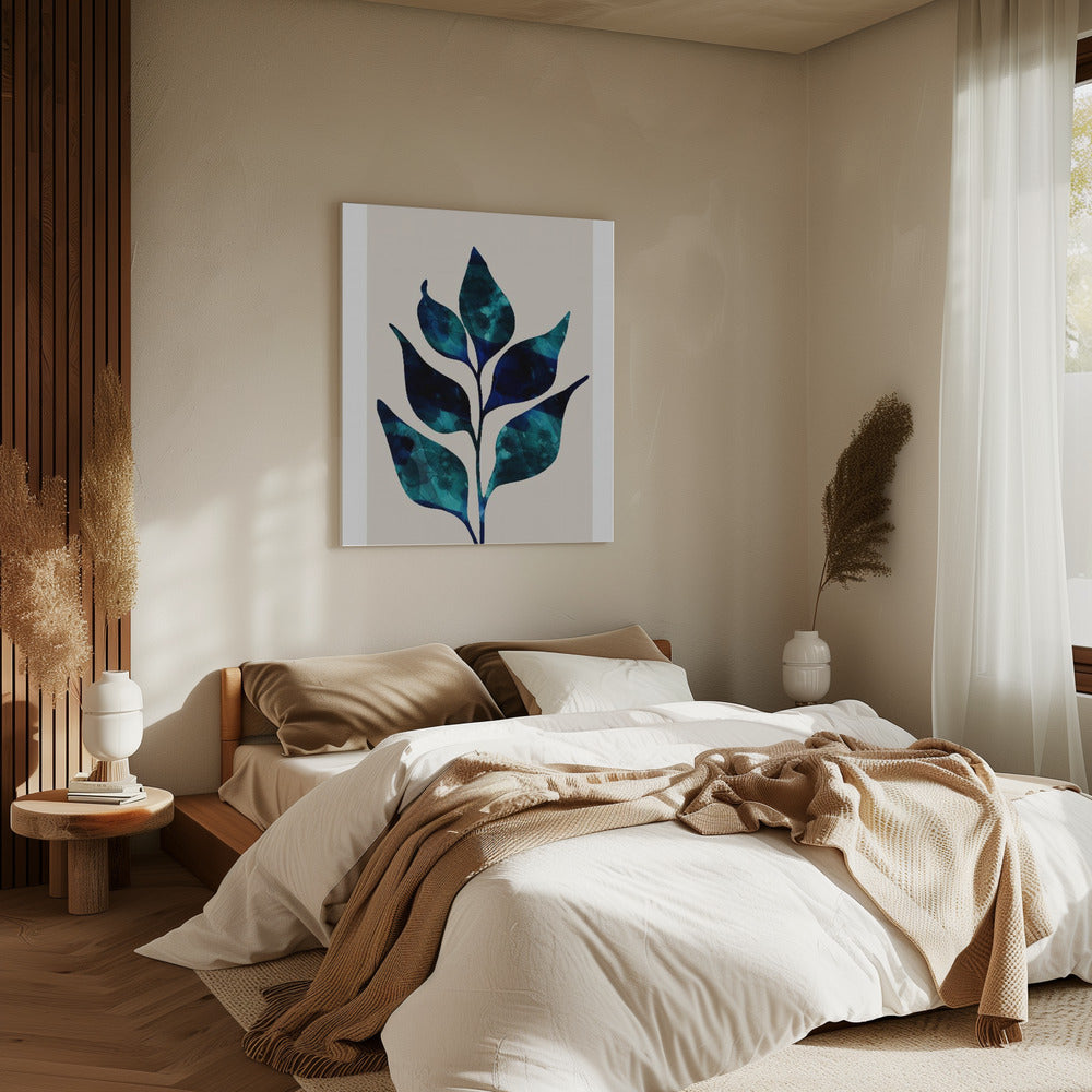Teal Sprout Studie | Leinwand