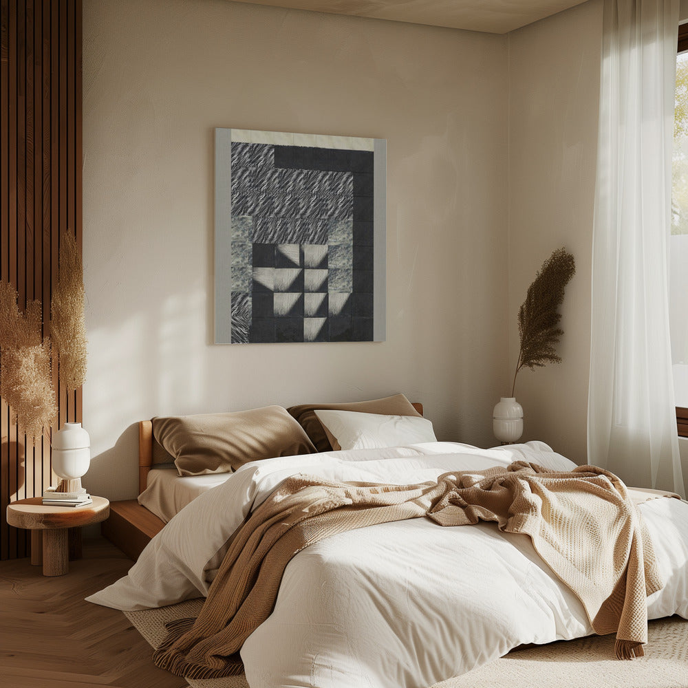 Mit geometrischen Mustern | Leinwand
