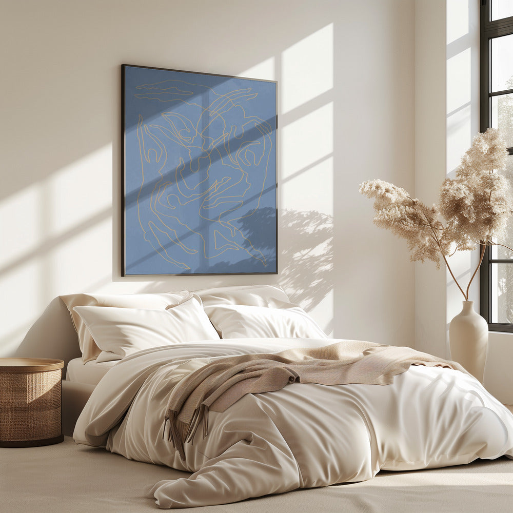 Blaue Schwimmer | Poster