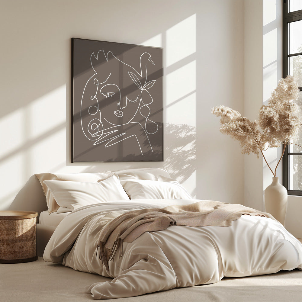 Der Schwan Braun | Poster