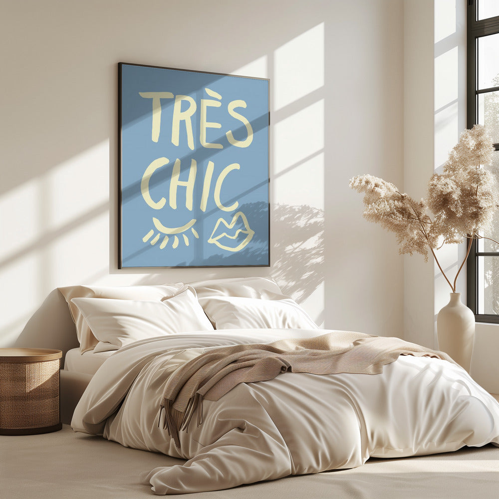 Très Chic Blau | Poster