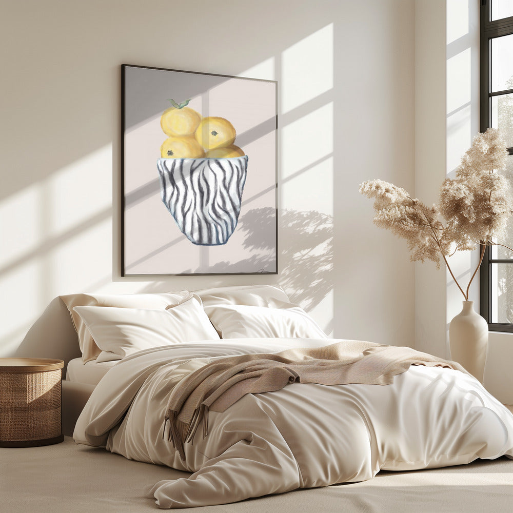 Zebra-Schüssel | Poster