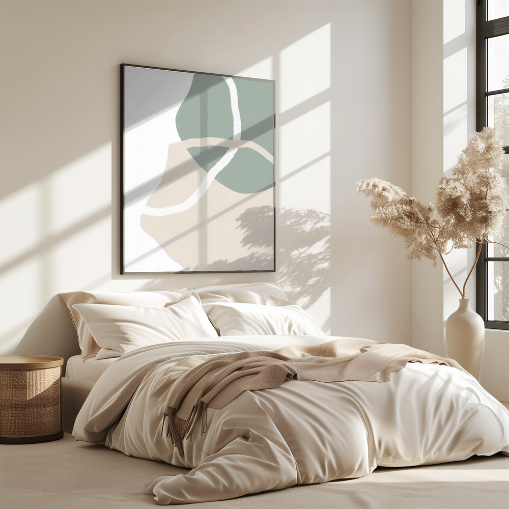 Abstrakter Erdfluss | Poster