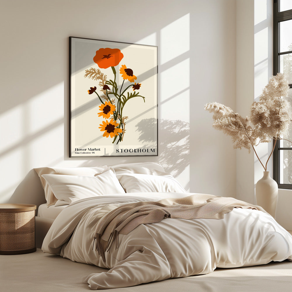 Blumenmarkt. Stockholm | Poster