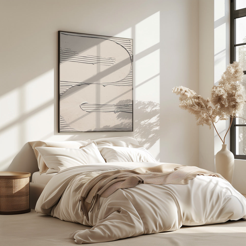 Schlammtextur 11 Beige | Poster