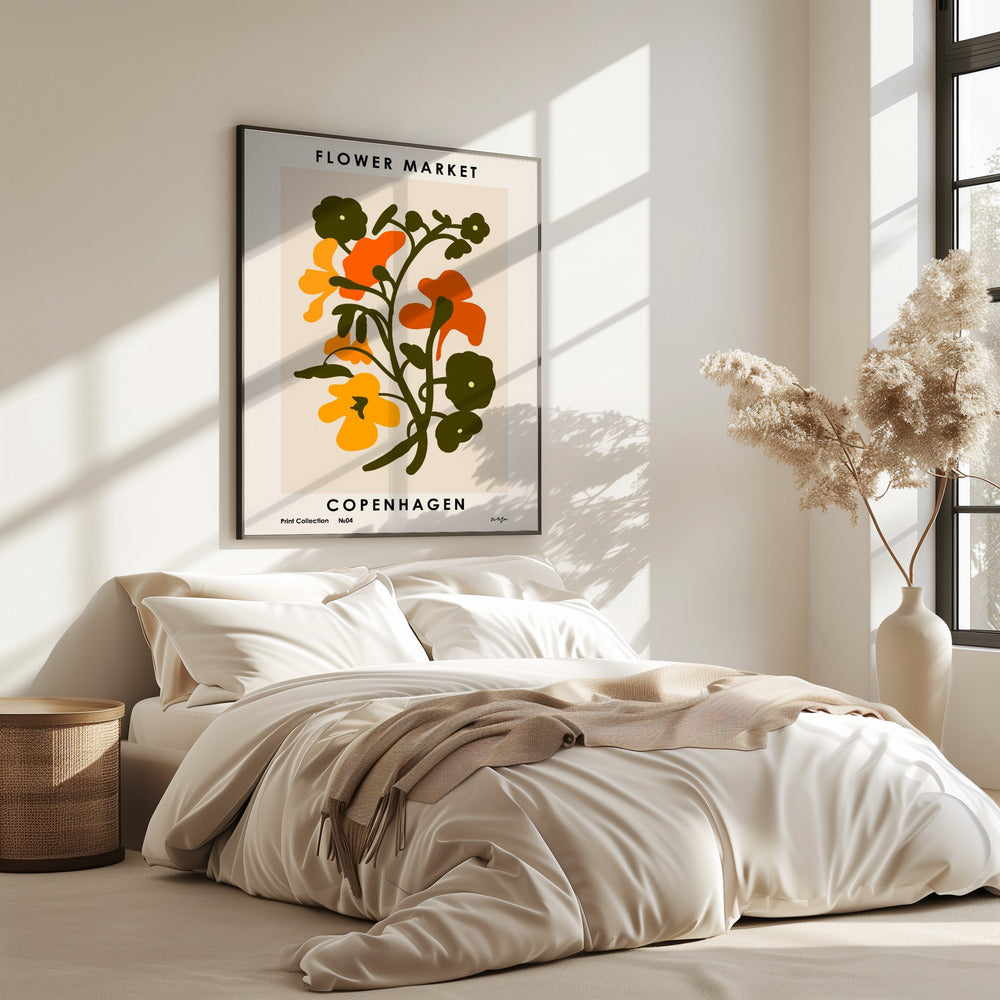Blumenmarkt. Kopenhagen | Poster