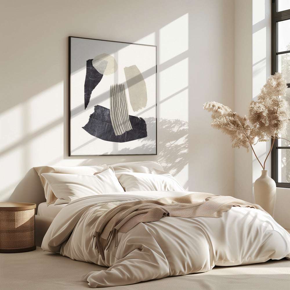 Monochrome Formen #2 | Poster