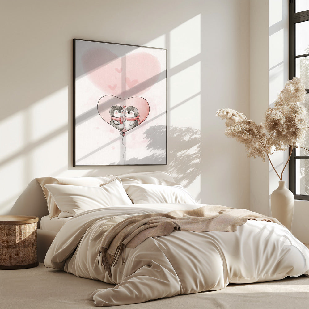 Verliebter Pinguin | Poster