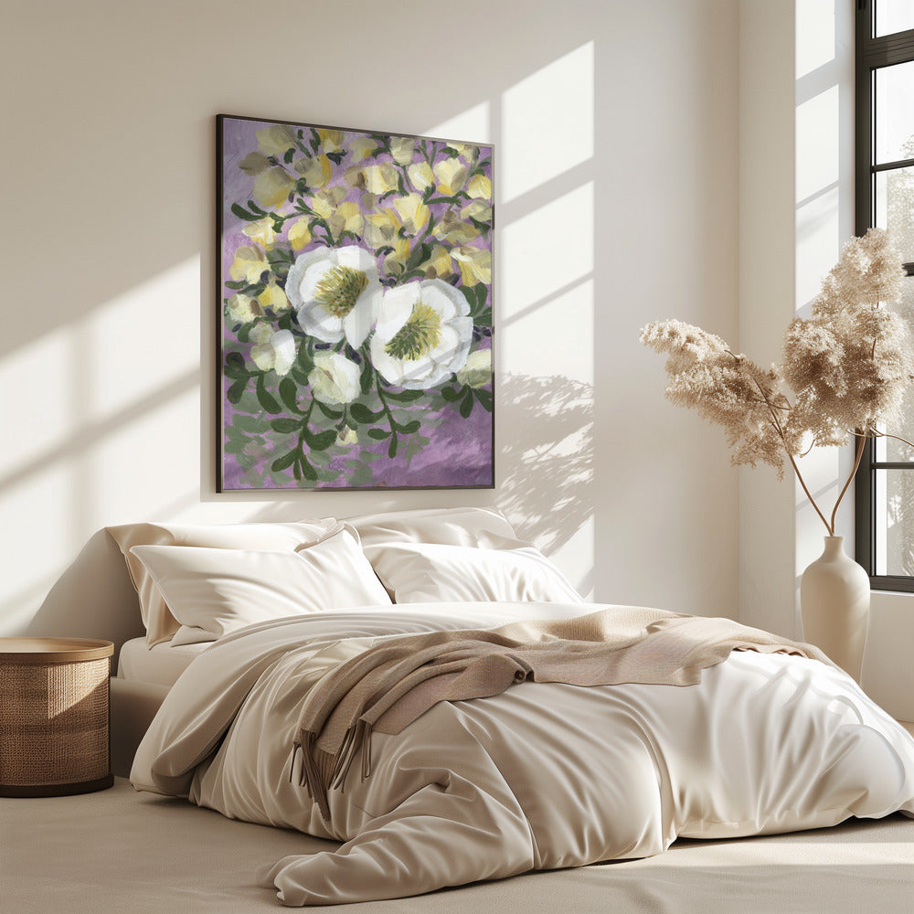 Raelynna painterly florals | Poster
