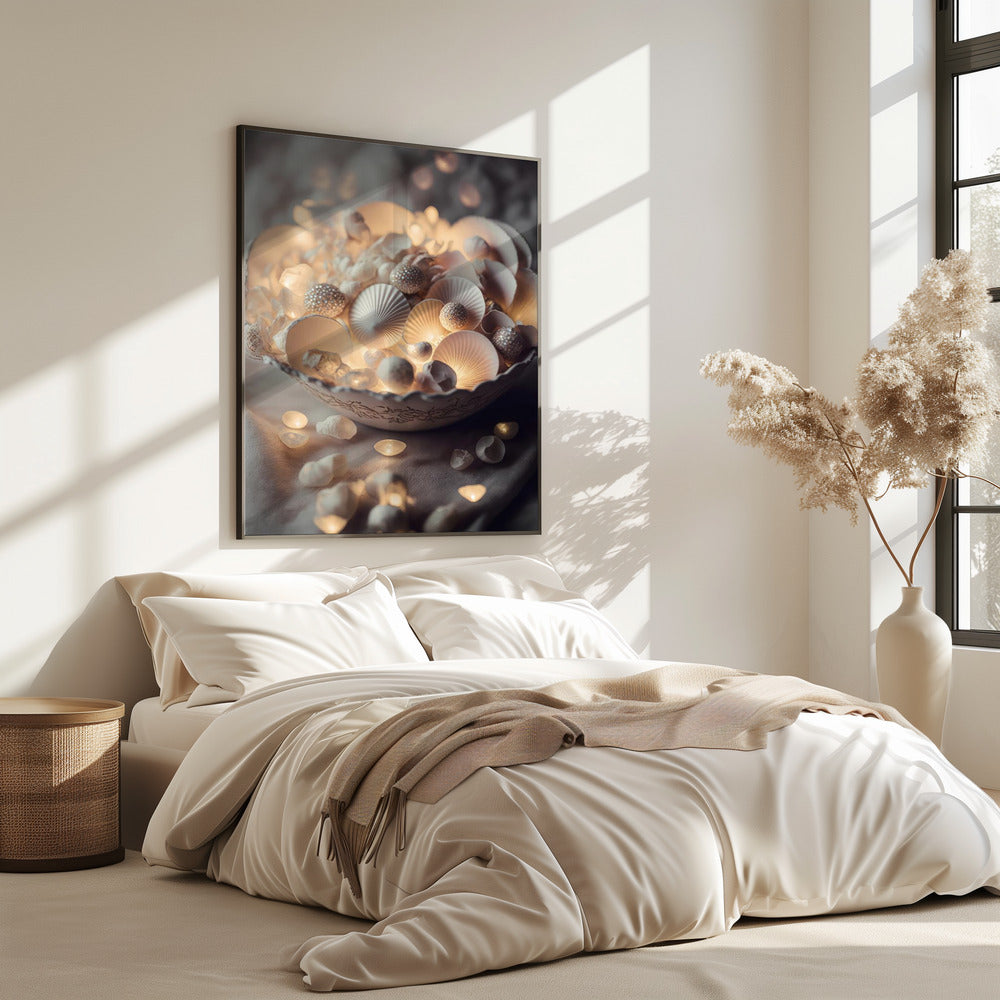 Verzauberte Leuchtmuscheln | Poster