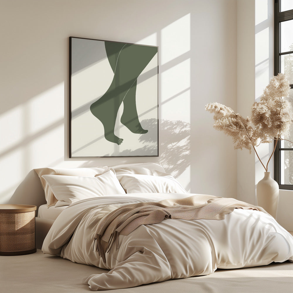Tip Toe Grün | Poster