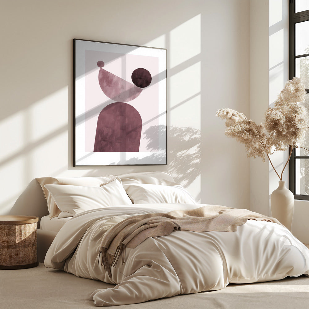 Geometrische Formen Lila | Poster