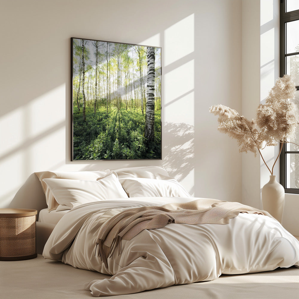 Birkenhain vertikal | Poster