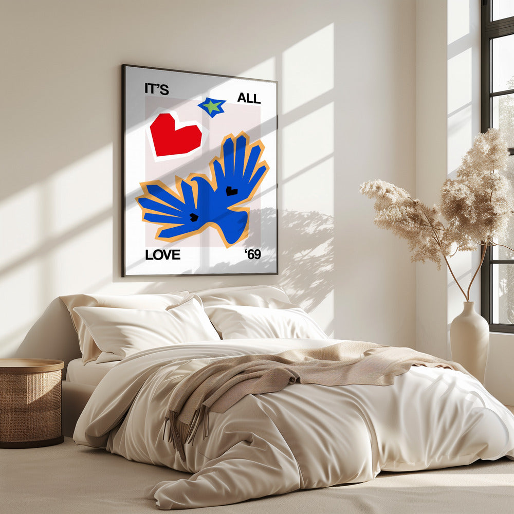 Es ist alles Liebe '69 Bird Blue | Poster