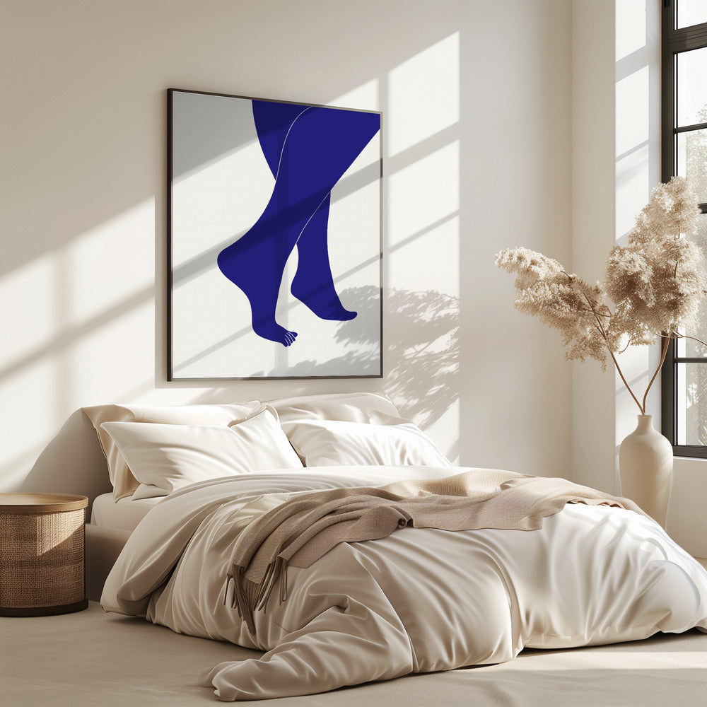 Tip Toe Blau | Poster