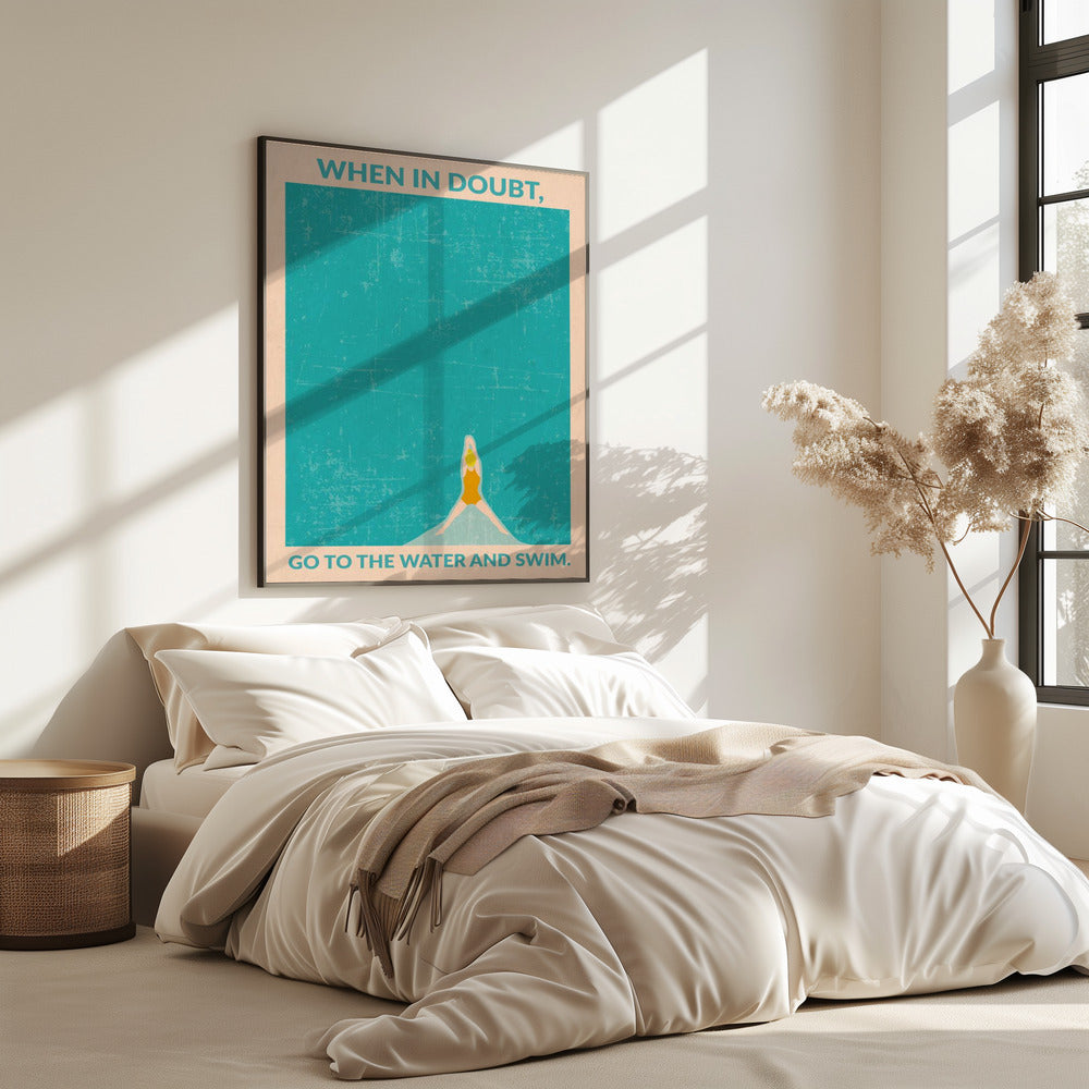 Offenes Wasser (blond) | Poster