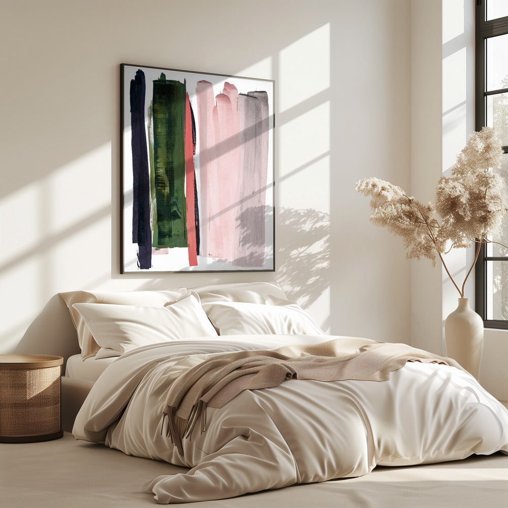 Vertical Brushstrokes | Poster