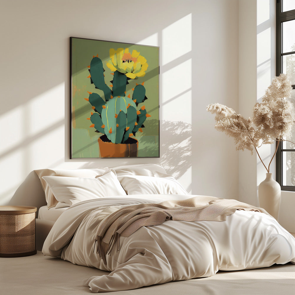 Blühender Kaktus | Poster