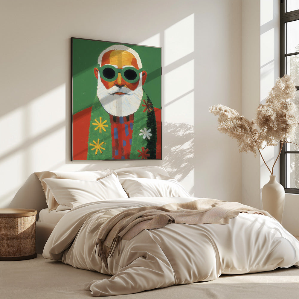 Sunny Santa Style | Poster