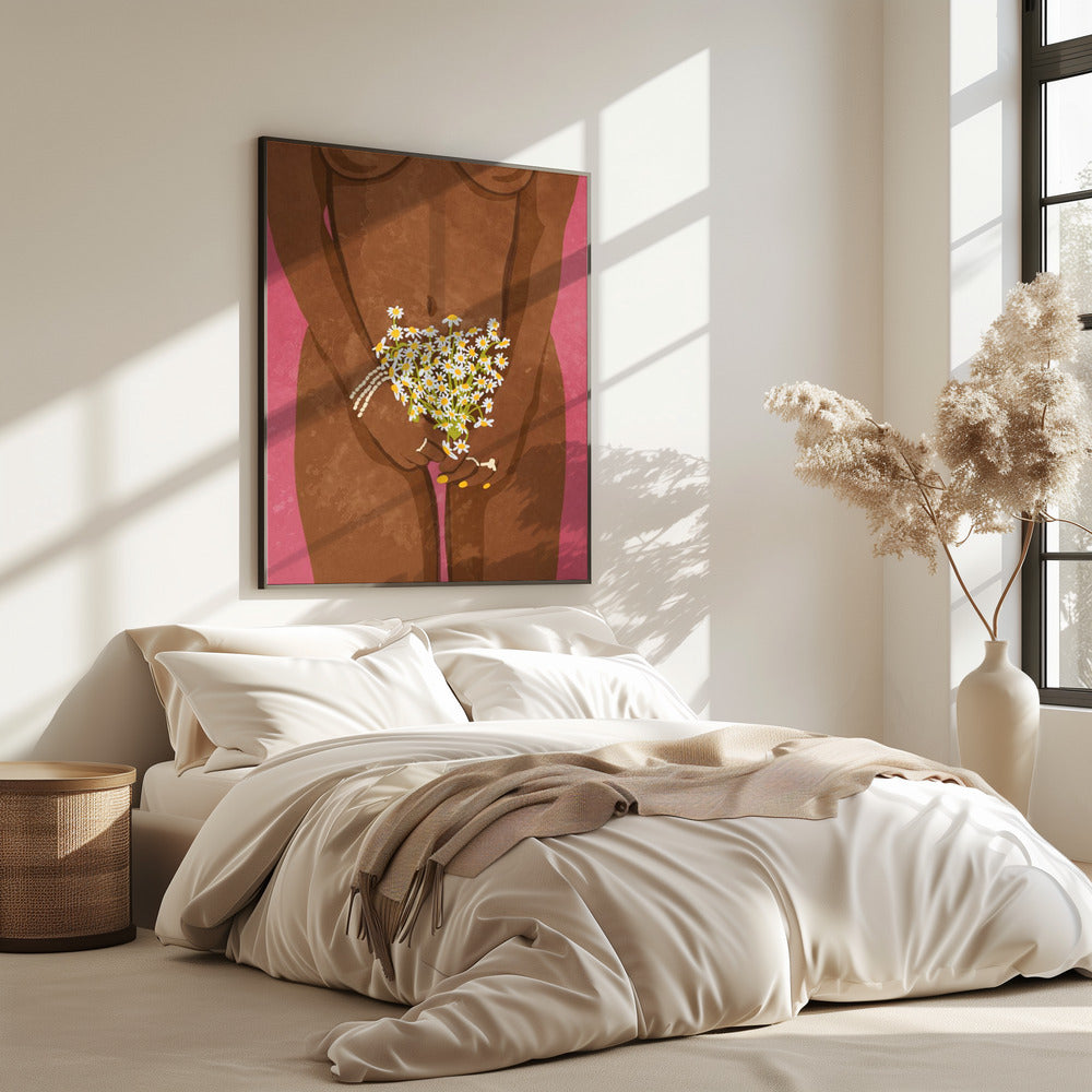 Blumen tragen | Poster