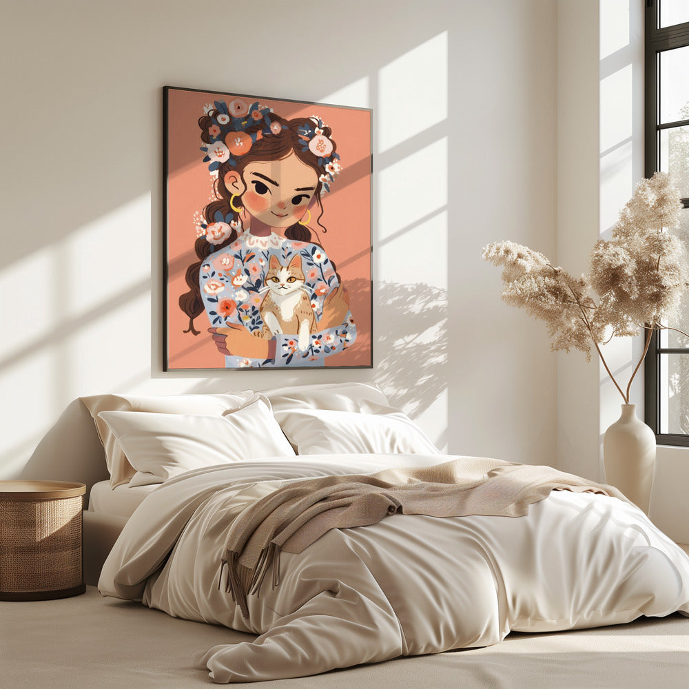 Floraler Begleiter | Poster