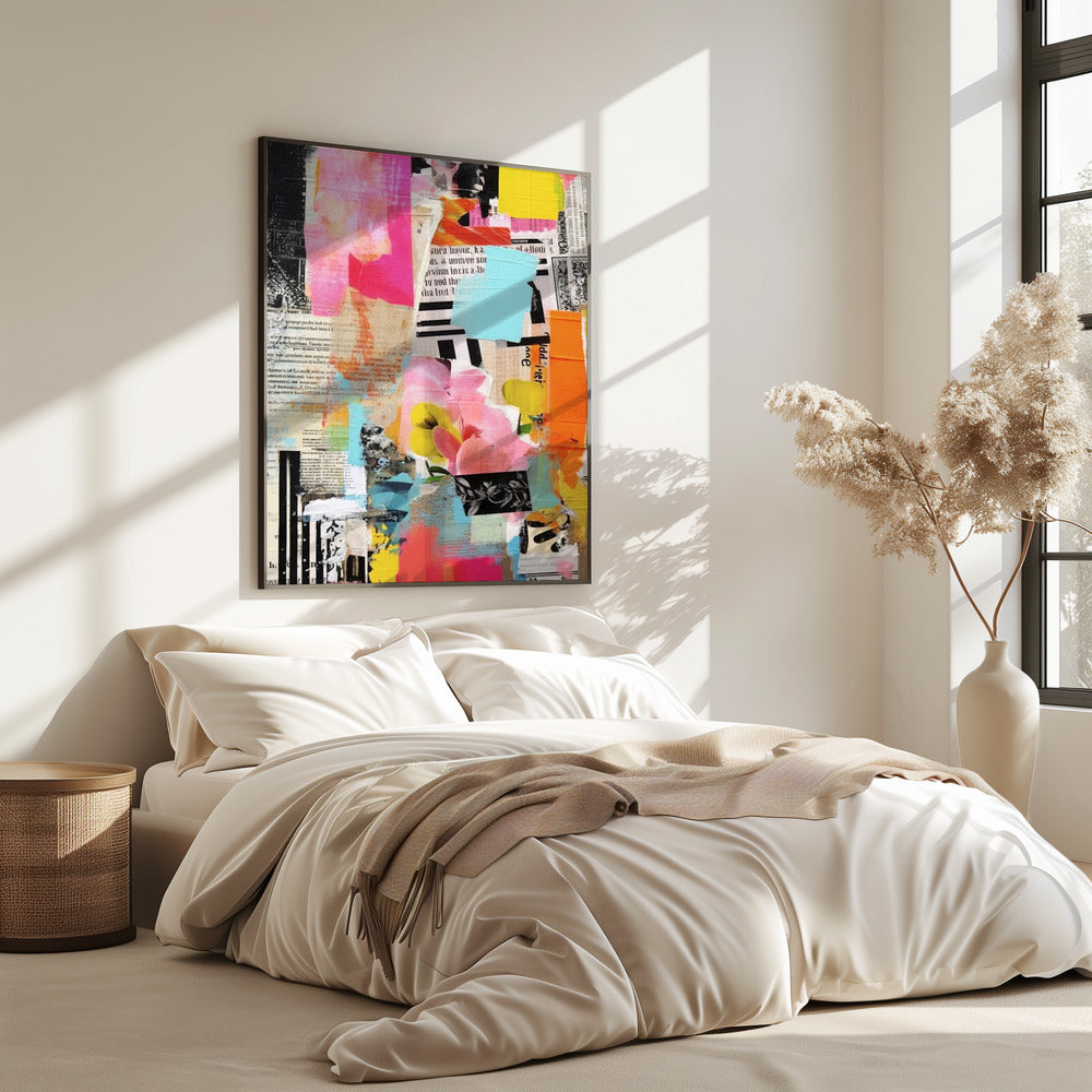 Urbane Blumencollage | Poster