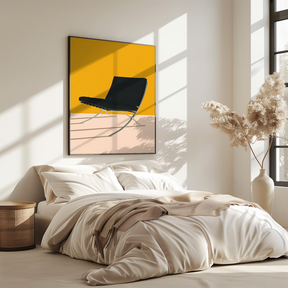 Barcelona Stuhl von Mies Van Der Rohe | Poster
