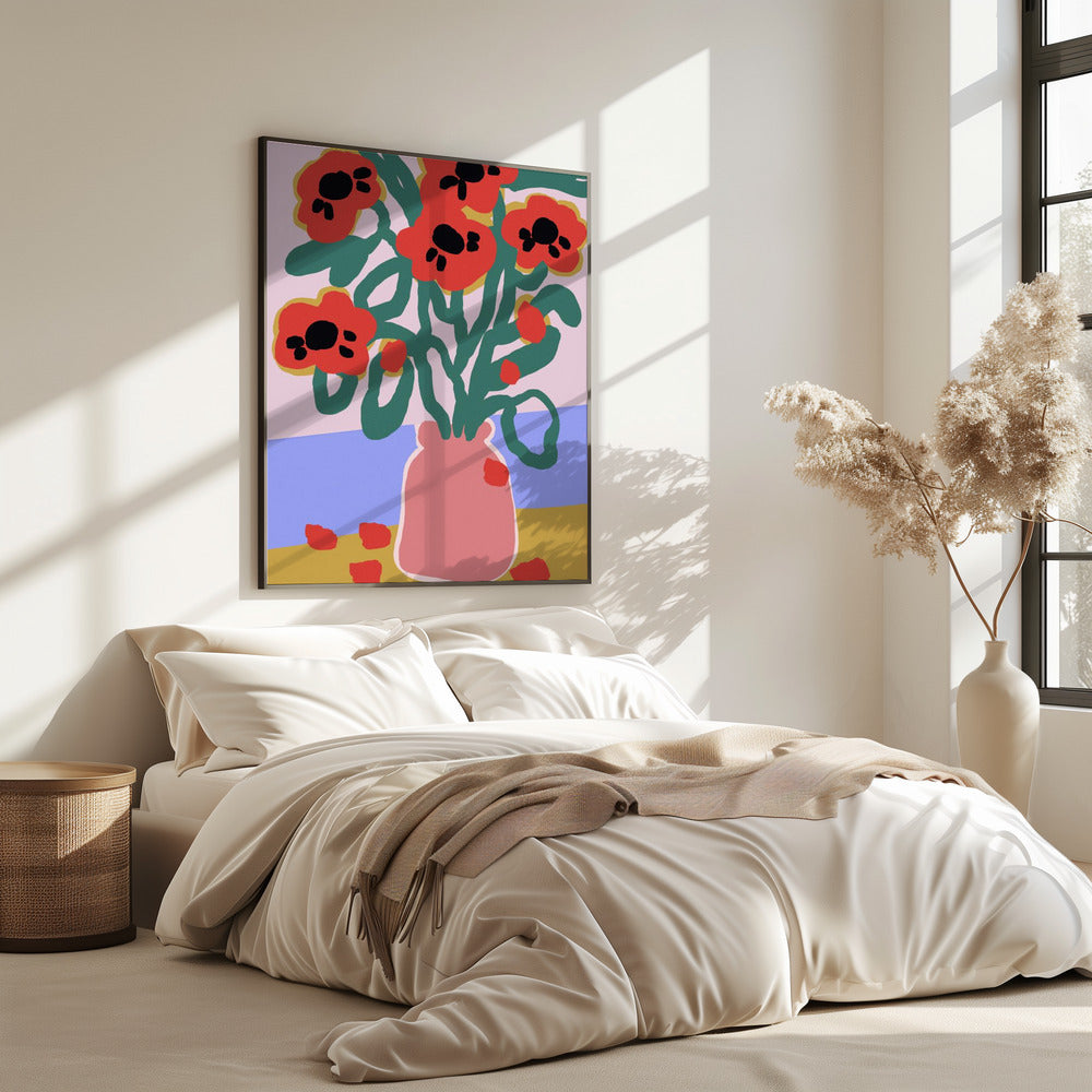 Bold Blooms Vase | Poster