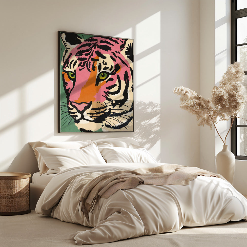 Lebendiger Tigerblick | Poster